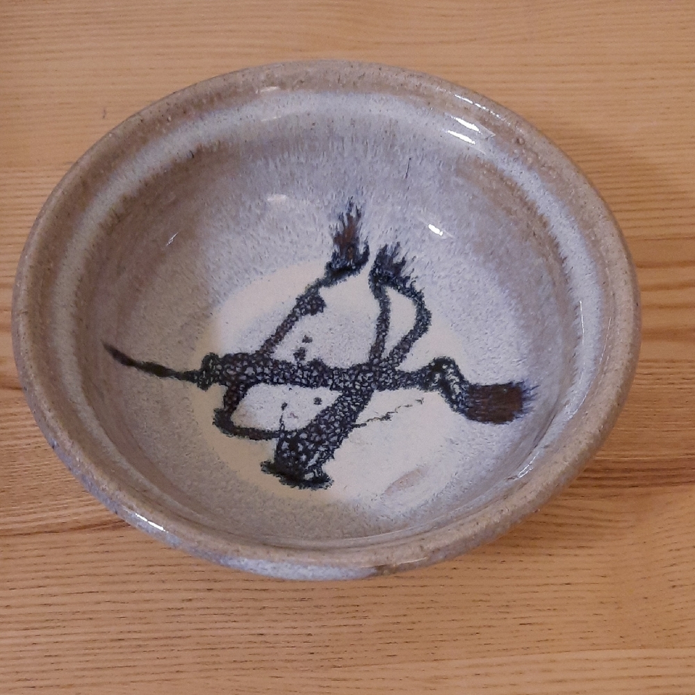 Handmade Artisan Pottery 6" Glazed Bowl